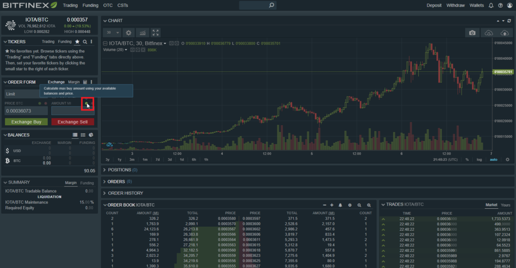 Bitcoins en IOTA - 02 - Calculer montant